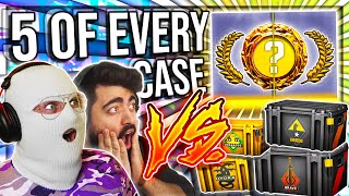 5 OF EVERY SINGLE CASE BATTLE CRAZY FLOAT UNBOX [upl. by Ahsitil]