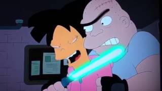 Futurama robot cop quotMama said Spock you outquot Vulcan nerve g [upl. by Meuse]