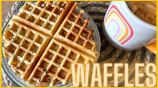 WAFFLES receta facil [upl. by Attwood326]