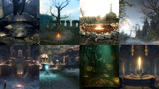 All Soulsborne HUBs  Places of Solace [upl. by Yrrum293]