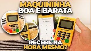 TUDO Sobre a MINIZINHA NFC A Maquininha Para Quem está COMEÇANDO Máquina de Cartão SEM ALUGUEL 💳 [upl. by Maillw]