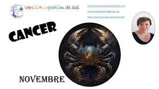 CANCER  NOVEMBRE  Guidance [upl. by Isola]