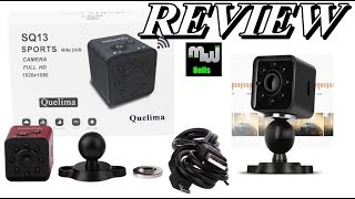 Review da Mini Câmera Quelima SQ13 [upl. by Aylatan805]