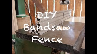 DIY Bandsaw Fence [upl. by Mcknight]