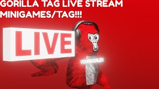 LIVEPLAYING GORILLA TAG WITH VIEWERS AND SHOUTOUTSCOME JOIN gorillatag vr oculus [upl. by Callum]