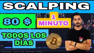 ✅80  TODOS LOS DÍAS 🔥TRADING🔥 ESTRATEGIA DE SCALPING 1 MINUTO 👉3 EMAS ►97💰 DE EFECTIVIDAD 💪🏽 [upl. by Htnicayh606]