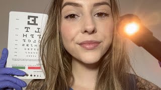 A Very Realistic ASMR Eye Exam 🪷 new props [upl. by Kcirdez896]