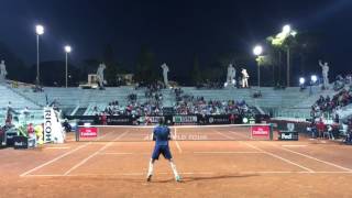 COURT LEVEL Marin Cilic  Ryan Harrison Internazionali Bnl dItalia 2017 HD [upl. by Fredenburg]