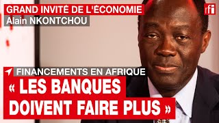 Grand Invité de léconomie  Alain Nkontchou Ecobank  « les banques doivent faire plus » • RFI [upl. by Arney]