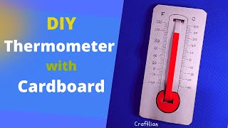 DIY Classroom Thermometer  Science Craft for Primary Class [upl. by Ermin]