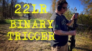 Shooting 22LR with an AR15 Binary Trigger [upl. by Susette]