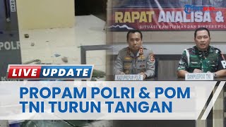 Atasi Penyerangan Markas Polres Jeneponto POM TNI dan Kadiv Propam Polri Kunjungi Polres Jeneponto [upl. by Codie386]