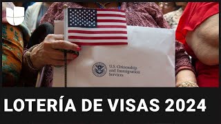 Conoce cómo saber si eres uno de los ganadores de la lotería de visas 2024 [upl. by Ragg548]