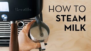 How to Steam Milk for Lattes A Beginners Guide [upl. by Nomrah387]