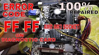 computer repairs pc repair no power motherboard repaired amd am3 cpu [upl. by Anawad194]