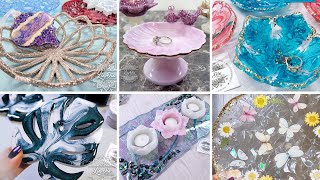 10 Easy Epoxy Resin Ideas that WOW😍 Next Level DIY Resin Art [upl. by Annor]