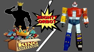 Custom Mighty Orbot Orbots 80s Saturday Morning Cartoon Giant Robot Figure Quick Look Review [upl. by Annairol19]