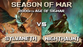 Sylvaneth vs Nighthaunt  Age of Sigmar Battle Report [upl. by Ingrim]