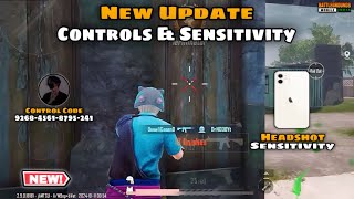 New Update Controls amp Sensitivity Revealed on IPhone 11 ✔️ gaming pubgmobile bgmi [upl. by Nazar]