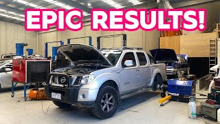 D40 NAVARA DYNO TUNE YD25 [upl. by Martreb977]