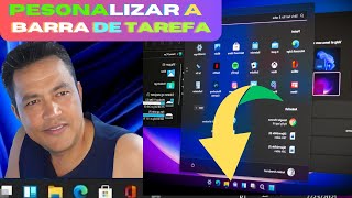 Como acessar as configurações e personalizar a barra de tarefa no Windows 11 [upl. by Esil]