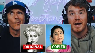 Original Vs Copied Bollywood Songs New  Songs That We Thought Were Original  REACTION [upl. by Sterling]