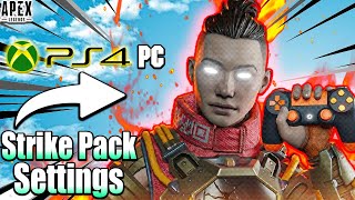 Best Strike Pack Settings For Apex Legends  Strike Pack Apex Royale Settings [upl. by Meda]