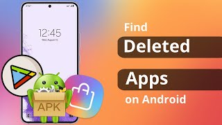 2 Ways How to Find Deleted Apps on Android Phone  Recover Deleted Apps 2023 [upl. by Yehs]