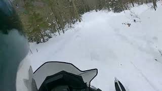 Snowmobiling the AdirondacksSouthbound into Cedar river flowMoose river plains [upl. by Lehcsreh77]