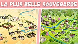 Savefile Simlicy  la plus belle sauvegarde  😍  Présentation de save file 🌎  Sims 4 [upl. by Ahseiyn]