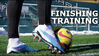 Finishing Training in Nike Phantom GX Elite DF [upl. by Sleinad]