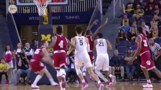 Zach McRoberts with the Big Block vs Michigan [upl. by Opal]