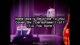 Hopessly Devoted To You  Talk Box Tik Tok Version Slowed  Reverb [upl. by Alimac260]