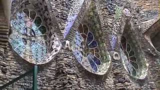 Kripta u koloniji Guell  Antonio Gaudi  Barcelona  best video [upl. by Peisch]