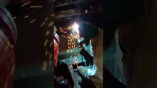 Weldolet arc welding by expert welder pipelinewelder arcwelding welder metalworking welding [upl. by Eceertal]