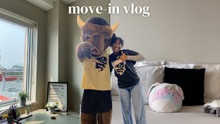 movein vlog university of manitoba 3rd year in residence [upl. by Anelej]