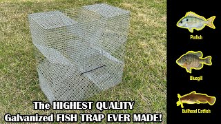 Fish Trap  Highest Quality Perch Bream Pinfish Trap on the Market [upl. by Eteragram]