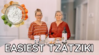 Quickest Easiest Tzatziki Recipe  No Straining [upl. by Walcoff]