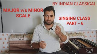 What are Major and Minor scale On Harmonium By Indian Classical  singing class part6 by Raghav [upl. by Asirrac]