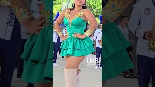 💃 Colegio Ahuachapaneco de Comercio baile cachiporristas viralvideo desfile palillonas [upl. by Myrt]