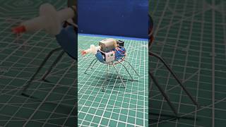 🕷 Easy Making SPIDER ROBOT robot shorts [upl. by Avictor]