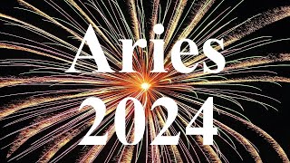 Aries 2024 💫 MIRACLES The Year EVERYTHING Magically Falls Into Place Aries Tarot 2024 [upl. by Ayk755]