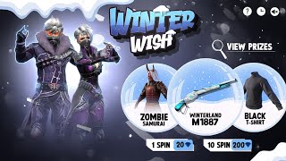 Winter Wish Event 😮  Purple Shede Bundle Return  All Criminal Bundle Return  Free Fire New Event [upl. by Gisser]