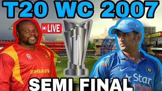 Live🔴 IND vs ZIM T20 WC 2007  Semi Final  Real Cricket 24 Game Play  shorts [upl. by Fedak]