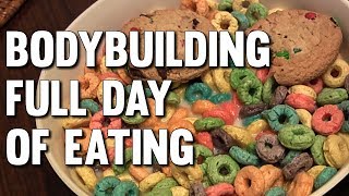 BODYBUILDING FULL DAY OF EATING amp BEING FLEXIBLE WITH DIETS [upl. by Merideth]