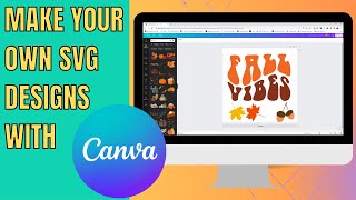 How to create SVG files with Canva  Beginner friendly SVGs tutorial  Inkscape [upl. by Giamo]