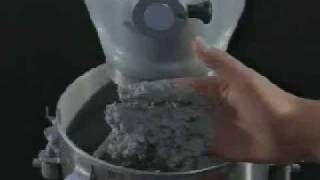 Microsilica Demonstration of a castable mix using Elkem Microsilica® [upl. by Arocal694]