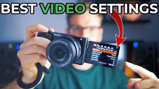 Sony ZVE10 The BEST Settings for VIDEO [upl. by Guod107]