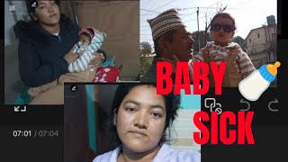 MY BABY 🍼🍼😻 IS SOO SICK 🥶🥶 AND HARD TIME FOR MEDAILY VLOGS BABY SICK ASTAR KOPILA BAYALKOTI [upl. by Dnalevelc]