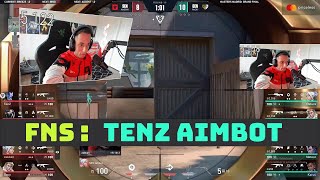 FNS reacts to SEN TENZ DESTROYING GENG  SEN VS GENG  Valorant [upl. by Sabra69]